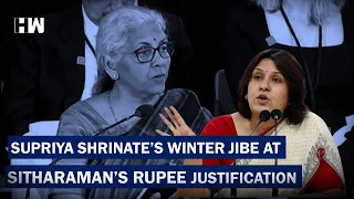 Cong Leader Supriya Shrinate Mocks FM Sitharaman's Clarification For Indian Rupee| BJP| US Dollar