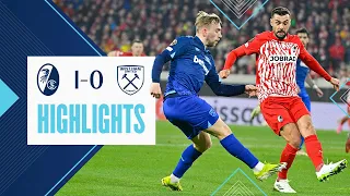 SC Freiburg 1-0 West Ham | All To Play For In The Second Leg | UEFA Europa League Highlights