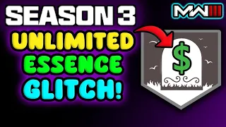 💲 UNLIMITED ESSENCE GLITCH! (SEASON 3) 💲 MW3 Tombstone Glitch - MW3 Zombies Glitch