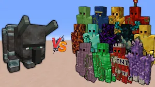 Ravager vs Extra GOLEMS Army | Minecraft Mob Battle 1.19