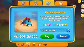 Fishdom: I open Mechanic Aquarium and buy Mechanic Virtuoso Fish