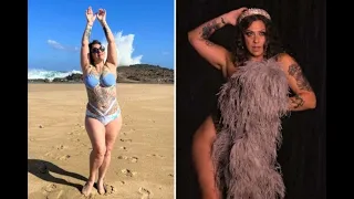 BODY BEAUTIFUL American Pickers star Danielle Colby shows off curves in sexy cut-out bikini