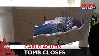 Carlo Acutis' tomb closes