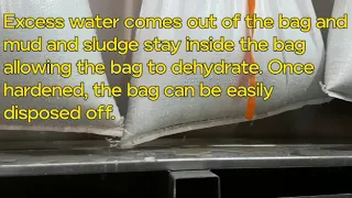 7 10 19 Sludge Dehydrator and Bags