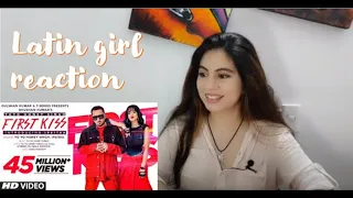 First Kiss | Honey Singh | Latin Girl reaction