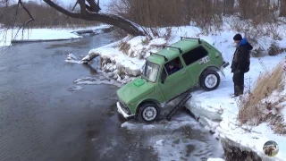 Бешеная Нива и отчаянный водитель