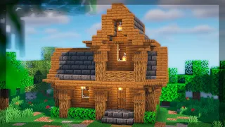 como fazer uma CASA MEDIEVAL para seu sobrevivência no MINECRAFT  - TUTORIAL