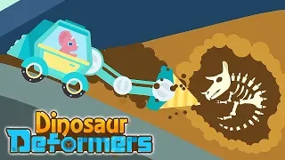 Dinosaur Deformers (6 Transformer Vehicles) | Eftsei Gaming