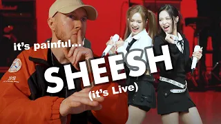 Singer Reacts to BABYMONSTER - “SHEESH” Band LIVE Concert [it's Live]