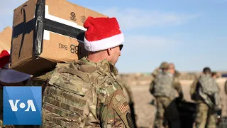 Christmas Presents Delivered to US Troops in Syria