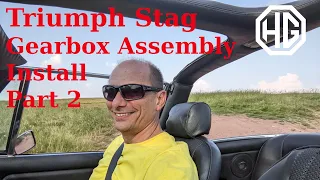 Triumph Stag: Gearbox Assembly Install Part 2