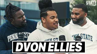 Dvon Ellies On Penn State’s D-Line, Tom Allen’s Coaching Style & Abdul Carter’s Move To DE