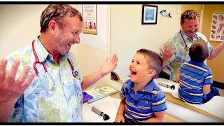 CUTE KID (with Fifth Disease) CAN'T STOP LAUGHING | Dr. Paul