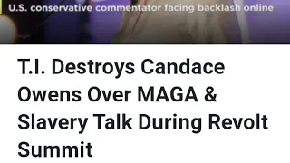 Yahoo Claims TI Destroys Candace Owens at REVOLT Summit