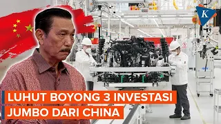 Luhut Pamer 3 Investasi Jumbo Senilai Rp 62 Triliun dari China