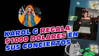 Así fue como seguidora de Karol G se ganó mil dólares en su concierto