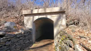 Walking Inside Abandoned Narrow Gauge Train Tunnel