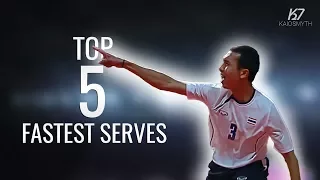Sepak Takraw ● Kritsana Tanakorn ● Top 5 Fastest Serves