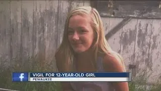 Hundreds attend vigil for Pewaukee girl hit by car