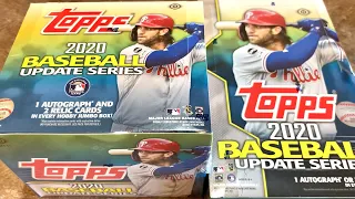 NEW RELEASE!  2020 TOPPS UPDATE JUMBO AND HOBBY BOX OPENING!