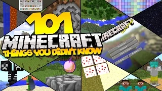 101 Things You Didn't Know About Minecraft