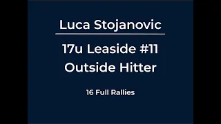 Luca Stojanovic   16 Full Rallies Highlight Video