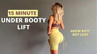 15 MIN. UNDER BOOTY LIFT WORKOUT + ANKLE WEIGHTS / mat based pilates