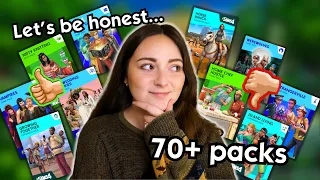 A Review of ALL 73 PACKS For The Sims 4 | Which Packs Are Worth It?