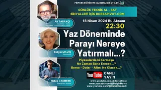 Yaz Döneminde Parayı Nereye Yatırmalı...? En Çok Hangisi Kazandırır...? Haluk CANBERK I Belgin MAVİŞ