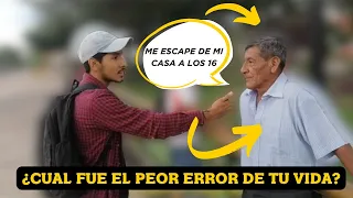 ADULTOS MAYORES nos comparten sus MAYORES ERRORES en su vida 👨‍🦳👵