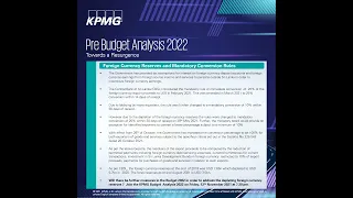 Pre Budget Analysis 2022 - Foreign Currency Reserves and Mandatory Conversion Rules