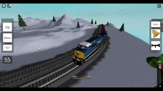 Going super speed in a train game (Roblox)