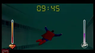 Superman N64 (Superman mode) (Camera zoom glitch) Full Real Console Gameplay