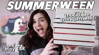 SUMMERWEEN readathon announcement! 👻🌞 (May TBR, announcing Book Troop book club picks!)