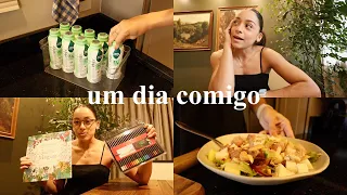 Daily vlog: me lesionei, vida real e ansiedade, novo hobbie, organizando a cozinha e salada...