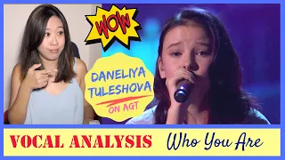 Daneliya Tuleshova【Who You Are】 Vocal Analysis/Reaction AGT (America's Got Talent Semi-finals2020)