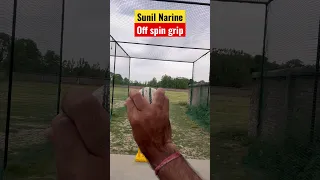 Sunil Narine off spin grip | #shorts