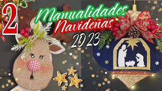 2 Manualidades Navideñas 2023 Ideas para REGALAR o VENDER| Diy Christmas