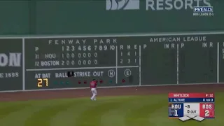 Jose Altuve smashes a homer over the Green Monster!