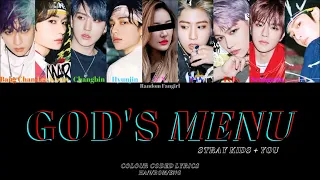 Stray Kids (스트레이 키즈) - God's Menu (神메뉴) (9 Member Ver.) [Colour Coded Lyrics Han/Rom/Eng]