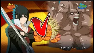 Sasuke vs Killer Bee Boss Battle - Naruto Shippuden Ultimate Ninja Storm 2