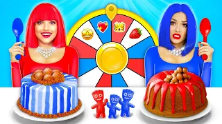 Red VS Blue Cake Decorating Challenge | Best One Colored Dessert Decorating Ideas by RATATA COOL