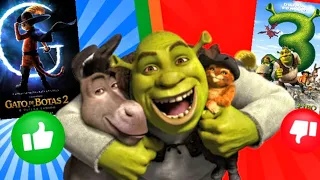 Franquia SHREK do PIOR ao MELHOR FILME!