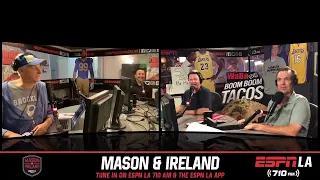 Mason & Ireland: Dodgers nearly sweep SD, NFL preseason talk + more on ESPN LA now!