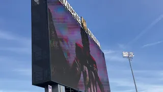 Army Football Game - Video, Flyover, Team taking the field!