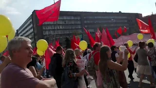 МИТИНГ В МОСКВЕ ПРОТИВ ПОВЫШЕНИЯ ПЕНСИОННОГО ВОЗРАСТА 22.09.2018