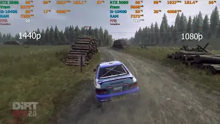 Dirt Rally 2 | RTX 3060 | Ultra/Custom Settings at 1440p/1080p