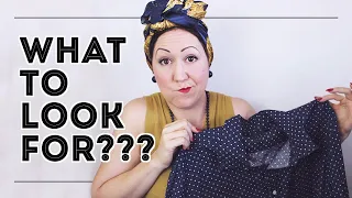 HOW TO KNOW WHAT YOU CAN ADJUST? 5 things I use to evaluate clothing for refashioning and altering!