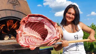 Whole LAMB RIBS with Vegetables and Potatoes in the Oven! The most tender lamb meat