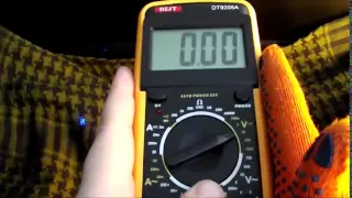 Мультиметр - Multimeter DT 9205A - Как пользоваться мультиметром - как пользоваться тестером.